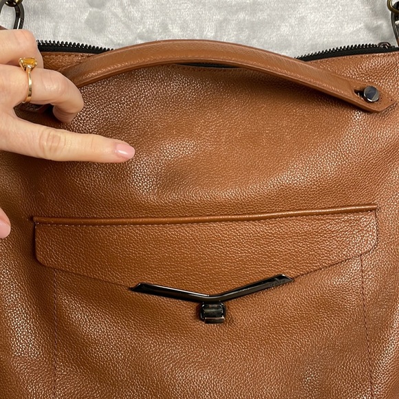 Botkier Women's Leather Crossbody Bag Adjustable Straps Extra Straps Neutral - Picture 5 of 15